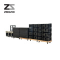 ZSOUND audio line array + line array tower powered + line array system active